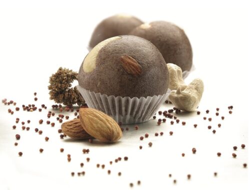 Malted Ragi Ladoo With Sugar